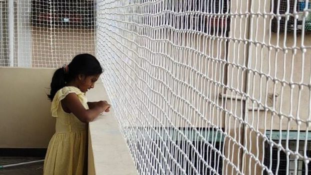Balcony Safety Nets Installation