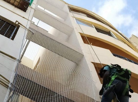 Balcony Safety Nets Installation